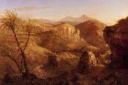 Thomas Cole The Vale and Temple of Segesta painting